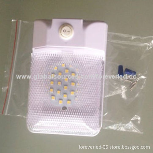 Interior Single LED Light Fixture with 3W, 260lm, Three Years Warranty, 12-30V Wide Voltage